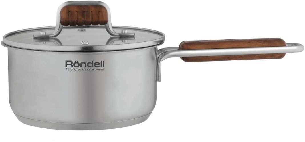 Ковш Rondell Fjord RDS-1790, 1.4л, с крышкой, стальной