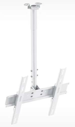 Кронштейн для телевизора Holder PR-101-W, 32-65", потолочный, фиксированный,  белый