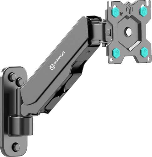 Кронштейн для телевизора ONKRON G120, 13-34", настенный, поворот и наклон верт.перемещ.,  черный