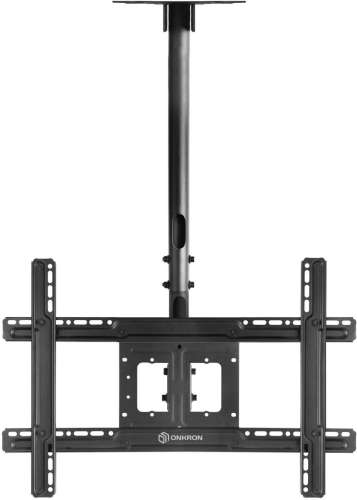 Кронштейн для телевизора ONKRON N1L, 32-80", потолочный, поворот и наклон,  черный