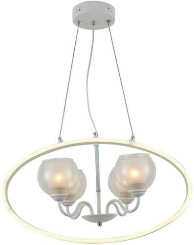 Люстра HIPER Marchena H806-4, 4 х 60 Вт, белый