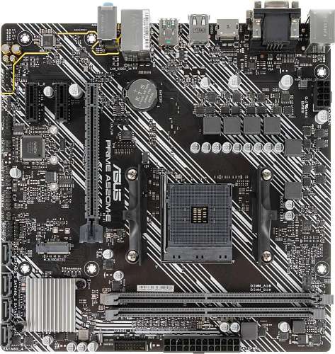 Материнская плата ASUS PRIME A520M-E, SocketAM4, AMD A520, mATX, Ret