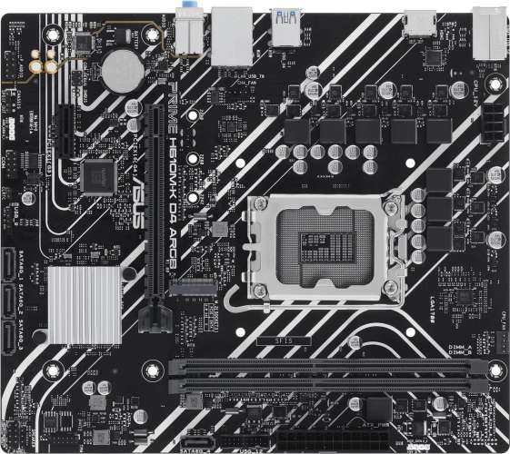 Материнская плата ASUS PRIME H610M-K D4 ARGB, LGA 1700, Intel H610, mATX, Ret