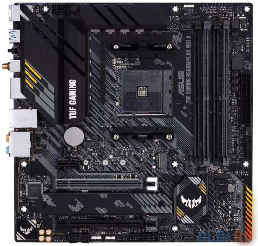 Материнская плата ASUS TUF GAMING B550M-PLUS WIFI II, SocketAM4, AMD B550, mATX, Ret