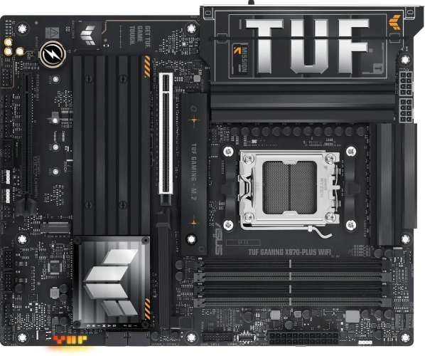 Материнская плата ASUS TUF GAMING X870-PLUS WIFI, SocketAM5, AMD X870, ATX, Ret