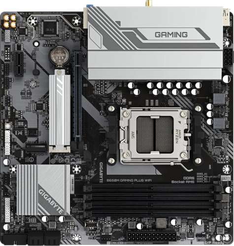 Материнская плата Gigabyte B650M GAMING PLUS WF, SocketAM5, AMD B650, mATX, Ret