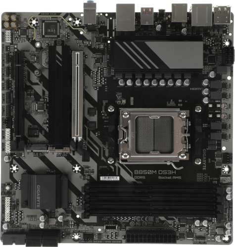 Материнская плата Gigabyte B850M DS3H, SocketAM5, AMD B850, mATX, Ret