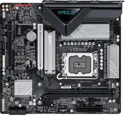 Материнская плата Gigabyte B860M EAGLE, Socket-1851, Intel B860, mATX, Ret
