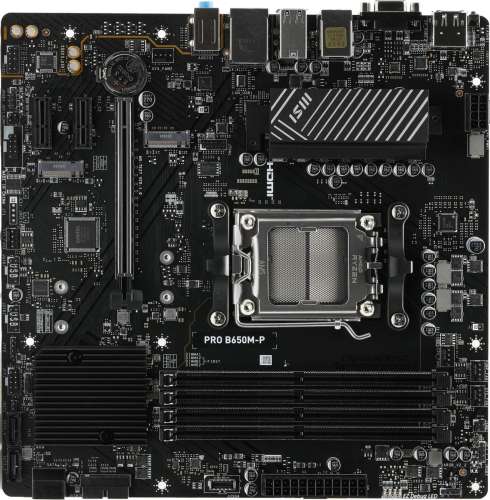 Материнская плата MSI PRO B650M-P, SocketAM5, AMD B650, mATX, Ret