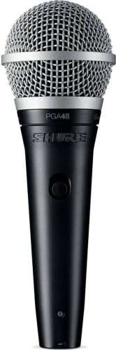 Микрофон SHURE PGA48-XLR-E,  черный