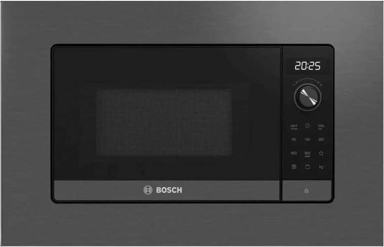 Микроволновая печь Bosch BEL623MD3, встраиваемая, 20л, 800Вт, серый