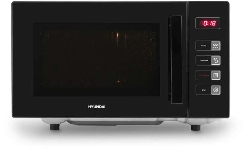 Микроволновая печь Hyundai HYM-D3008, 800Вт, 23л, черный