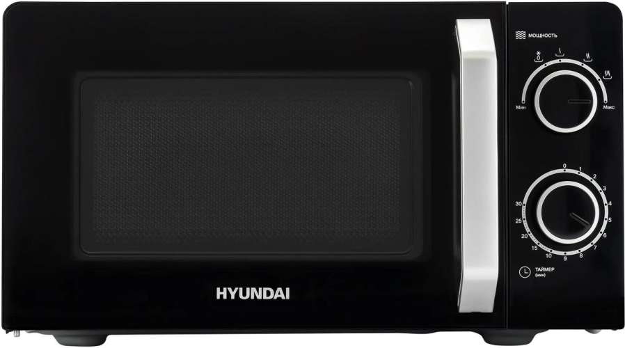 Микроволновая печь Hyundai HYM-M2052, 700Вт, 20л, черный /серебристый