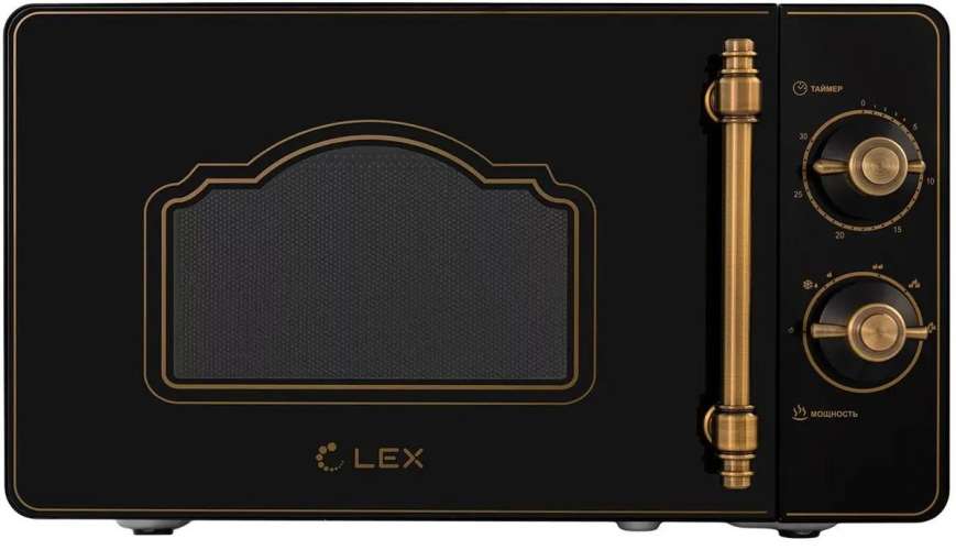 Микроволновая печь LEX FSMO M.02 BL, 700Вт, 20л, черный