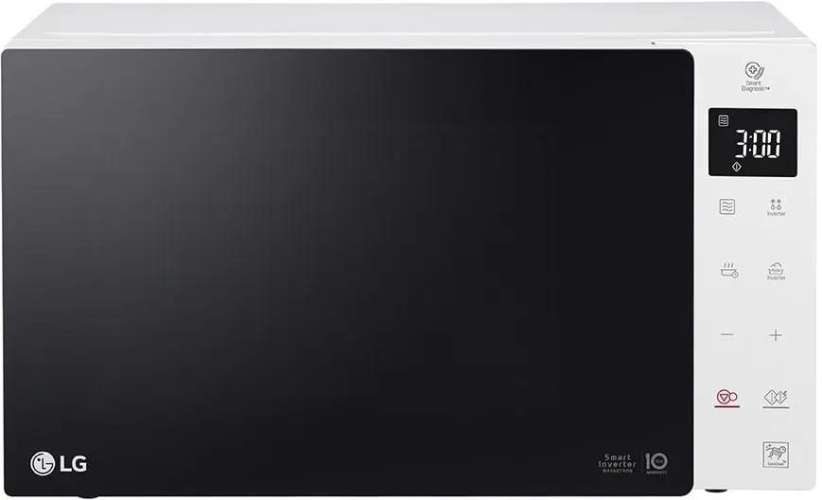 Микроволновая печь LG MW25R35GISW, 1000Вт, 25л, белый /черный