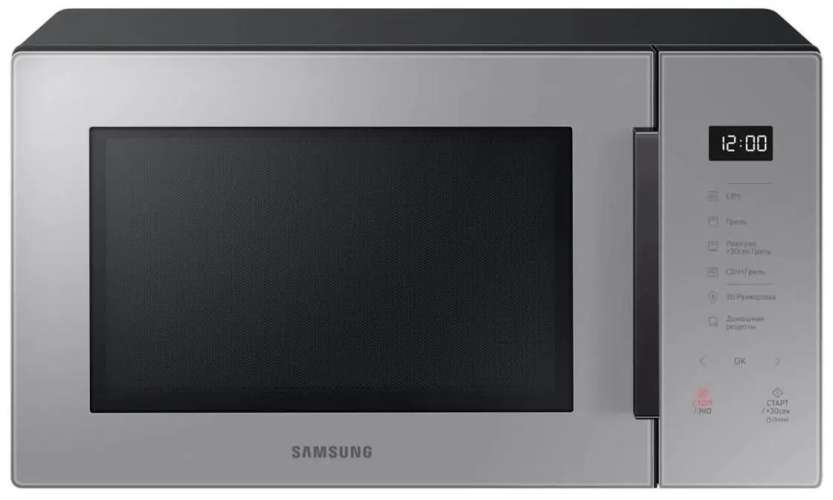 Микроволновая печь SAMSUNG MG30T5018AG/BW, 900Вт, 30л, серый
