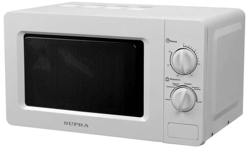 Микроволновая печь Supra 20MW26, 700Вт, 20л, белый