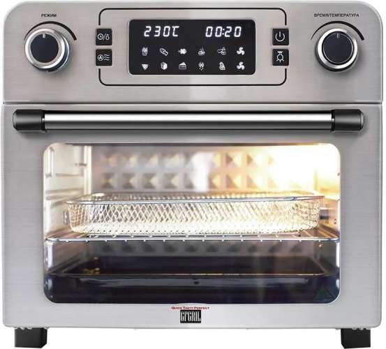 Мини-печь GFGRIL GFAO-700,  серебристый