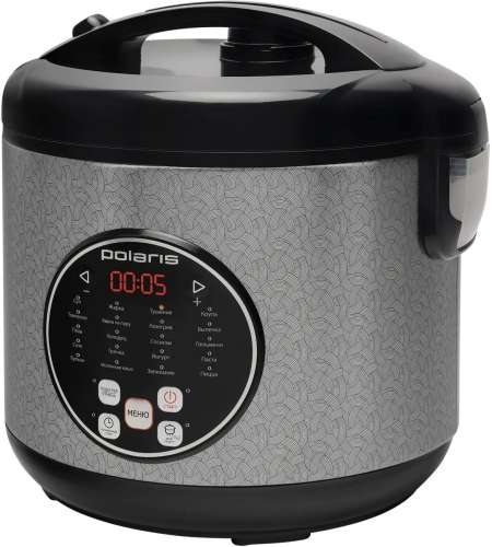 Мультиварка POLARIS PMC 0365AD,  550Вт,   серебристый/черный