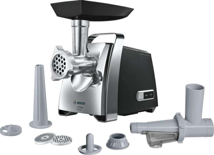 Мясорубка Bosch ProPower MFW67450,  черный / серебристый