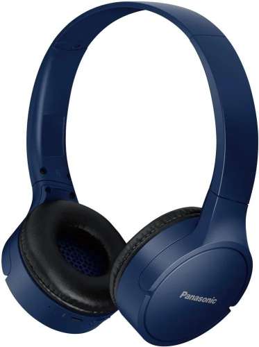 Наушники Panasonic RB-HF420BGEA, Bluetooth/USB, накладные, синий