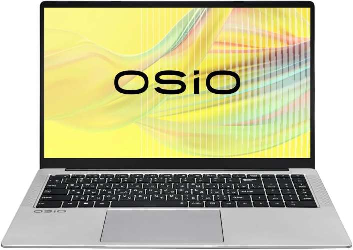 Ноутбук OSIO FocusLine F160a-005 16.1", 2023, IPS, AMD Ryzen 5 5500U 2.1ГГц, 6-ядерный, 16ГБ DDR4, 512ГБ SSD,  AMD Radeon Graphics, без операционной системы, серый