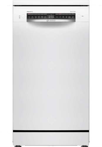 Посудомоечная машина Bosch SPS4EMW24E,  узкая, напольная, 45см, загрузка 10 комплектов, белая