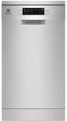 Посудомоечная машина Electrolux ESS43210SX,  узкая, напольная, 45см, загрузка 10 комплектов, нержавеющая сталь