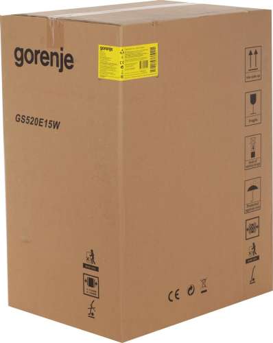Посудомоечная машина Gorenje GS520E15W ( 2 корзины),  узкая, напольная, 44.8см, загрузка 9 комплектов, белая