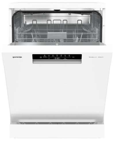 Посудомоечная машина Gorenje GS642C90W ( 2 корзины ),  полноразмерная, напольная, 59.9см, загрузка 14 комплектов, белая