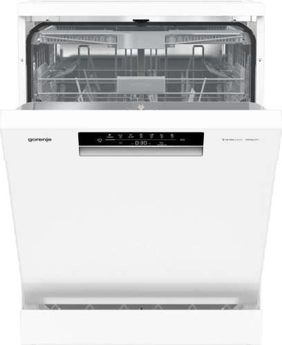 Посудомоечная машина Gorenje GS643C90W ( 3 корзины ),  полноразмерная, напольная, 59.9см, загрузка 16 комплектов, белая