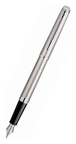 Ручка перьев. Waterman Hemisphere (CWS0920410) Steel CT F ст.нерж. подар.кор.