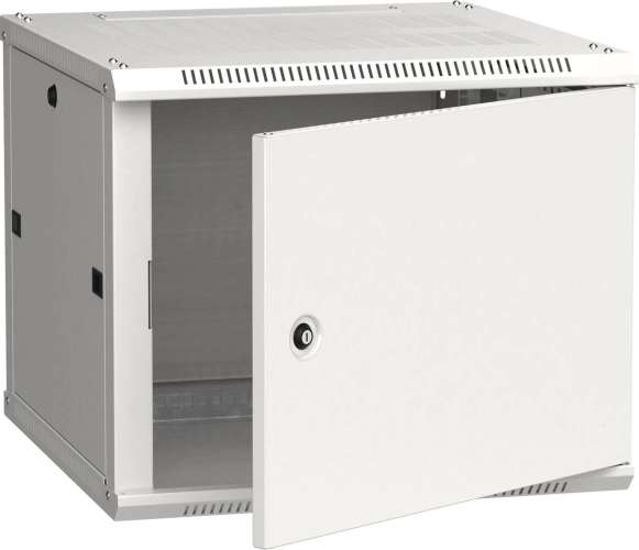 Шкаф коммутационный ITK Linea W LWR3-09U66-MF настенный,  металлическая передняя дверь,  9U,  600x600x600 мм