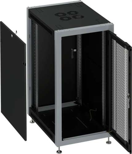 Шкаф серверный SYSMATRIX SL 6827.932 напольный,  перфорированная передняя дверь,  27U,  600x1330x800 мм