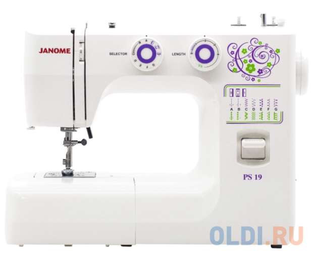 Швейная машина JANOME PS-19 белый