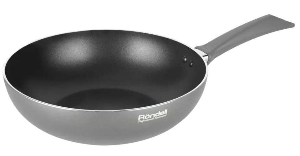Сковорода ВОК (WOK) Rondell Strike RDA-1398, 28см, антипригарное покрытие, алюминиевая
