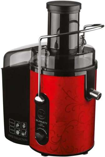 Соковыжималка SCARLETT SC-JE50S26,  центробежная,  красный и черный