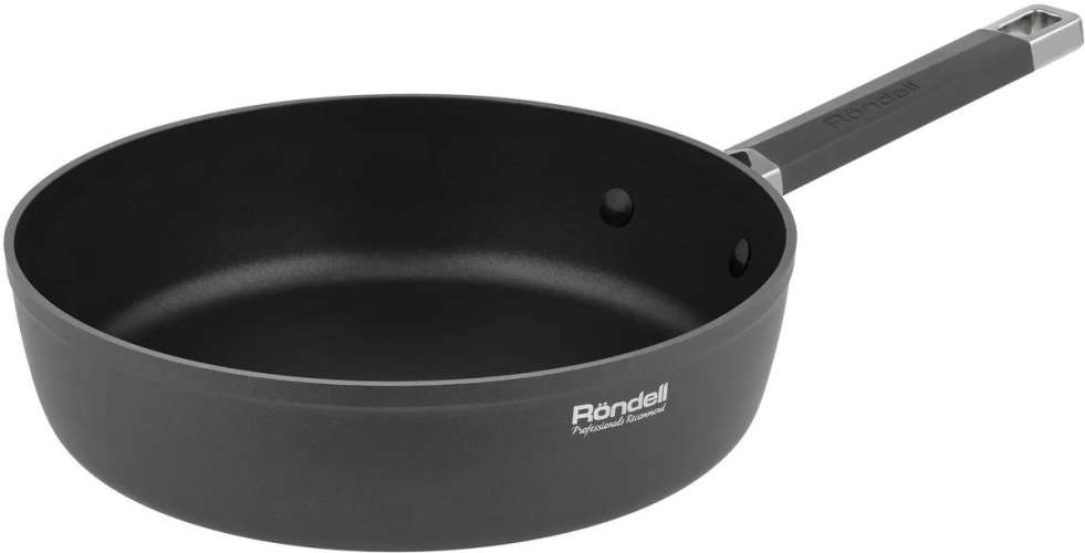 Сотейник Rondell Stolz RDA-1770, без крышки, серый