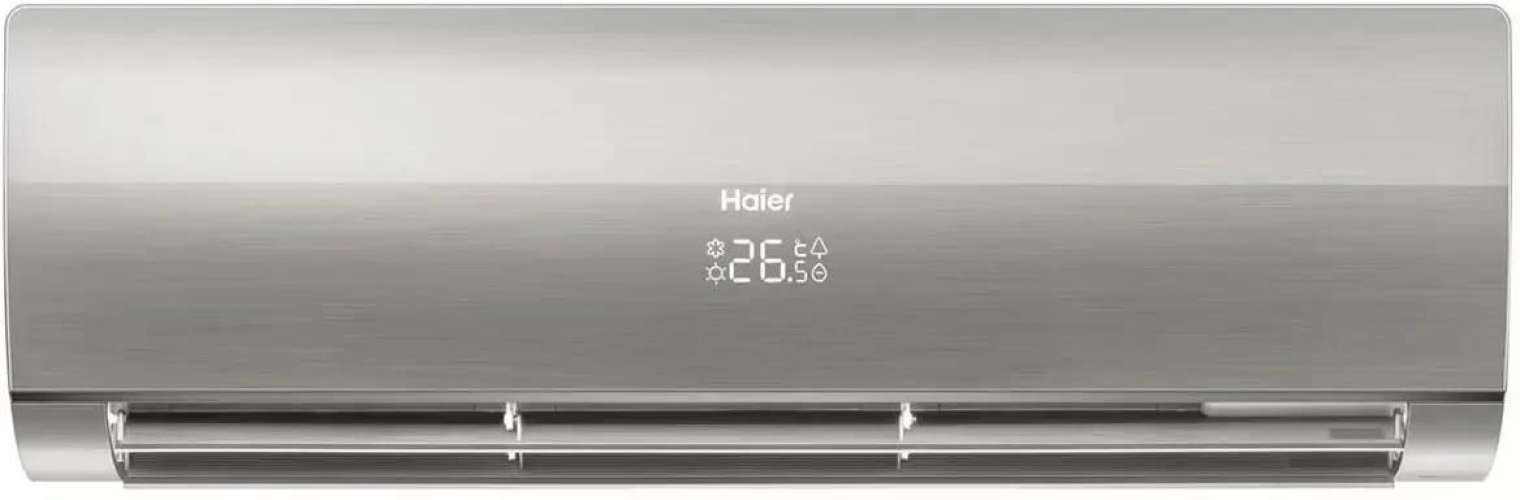 Сплит-система инверторная HAIER Flare HSU-09HFM4S03/R3(SDB) настенная, до 25м2, 8870 BTU, с голосовым помощником, (комплект из 2-х коробок), серебристый