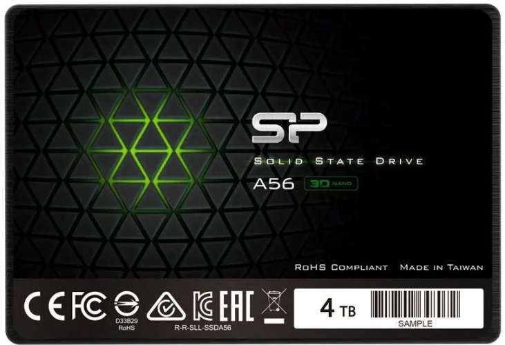 SSD накопитель Silicon Power Ace A56 SP004TBSS3A56A25 4ТБ, 2.5", SATA III,  SATA