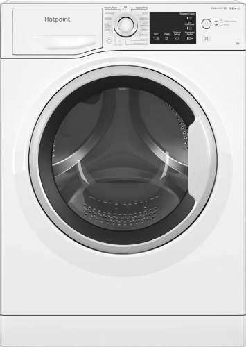 Стиральная машина HOTPOINT NSB 7239 W VE RU, с фронтальной загрузкой, с паром, 7кг, 1200об/мин, инверторная