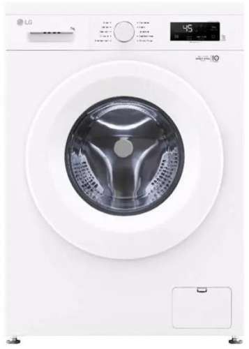 Стиральная машина LG F2Y1NS3W, с фронтальной загрузкой, с паром, 6кг, 1200об/мин, инверторная