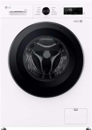 Стиральная машина LG F2Y1WS6W, с фронтальной загрузкой, с паром, 6.5кг, 1200об/мин, инверторная