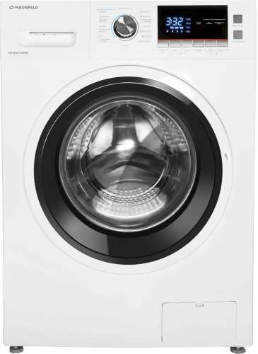 Стиральная машина MAUNFELD MFWM148WH, с фронтальной загрузкой, 8кг, 1400об/мин, инверторная