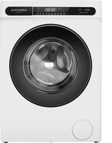 Стиральная машина MAUNFELD MFWM148WH01, с фронтальной загрузкой, 8кг, 1400об/мин, инверторная