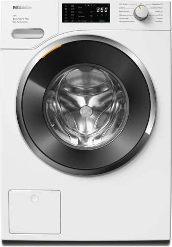 Стиральная машина Miele WWK360 WCS EU1 LW, с фронтальной загрузкой, с паром, 10кг, 1400об/мин, инверторная,  с английской панелью управления