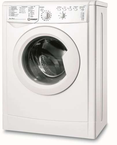 Стиральная машина суперузкая Indesit EcoTime IWUB 4105, с фронтальной загрузкой, 4кг, 1000об/мин