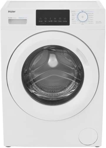 Стиральная машина узкая HAIER HW65-BP129301B, с фронтальной загрузкой, с паром, 6.5кг, 1200об/мин, инверторная
