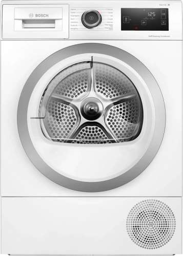 Сушильная машина Bosch Serie 6 WTU8769SSN белый, с английской панелью управления