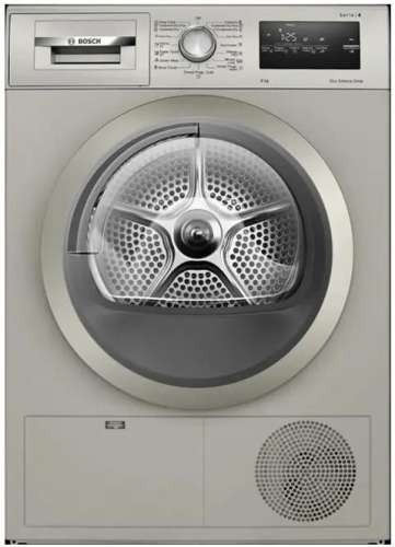 Сушильная машина Bosch WTN86212ME серый, с английской панелью управления
